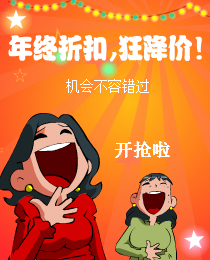 年终折扣降价