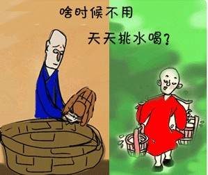 两个和尚挑水的寓言故事